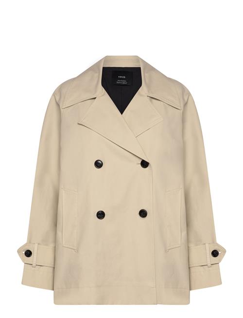 Mango | Short Double-Breasted Trench Coat | S
