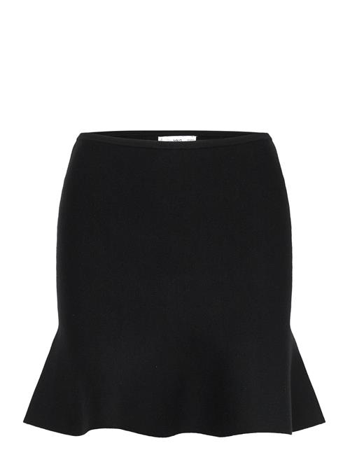 Mango | Fine-Knit Peplum Top | L