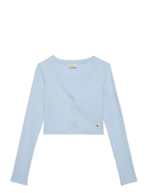 Calvin Klein Jeans | Ls Woven Label 2X2 Baby Rib Card | XS