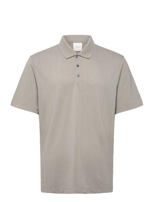 Calvin Klein | Ss Stripe Strech Jacquard Polo | S