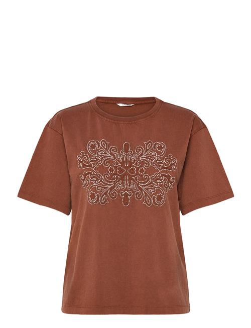 Cream | Crleona Emb Tshirt | S