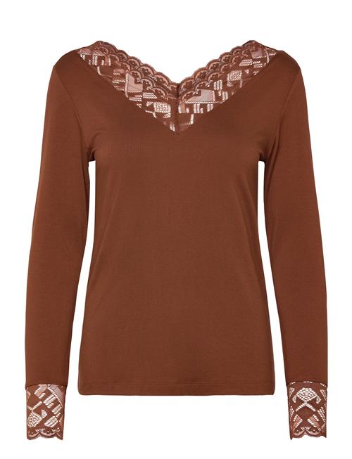 Cream | Crtrulla Ls Lace T-Shirt | L