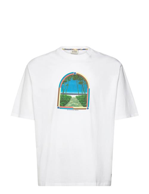 Scotch & Soda | Loose Fit Front Chest Artwork T-Shirt | L