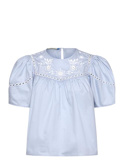 Scotch & Soda | Cotton Twill Embroidered Top | 38