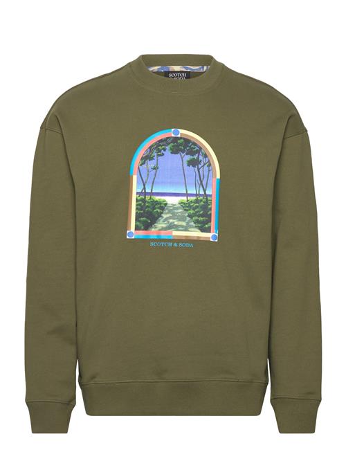 Scotch & Soda | Relaxed-Fit Front Artwork Sweatshirt | M