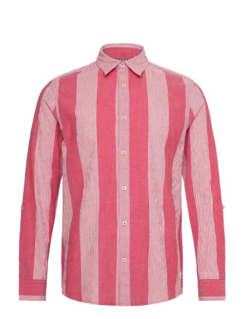 Scotch & Soda | Crinkled-Stripe Regular Fit Shirt | M