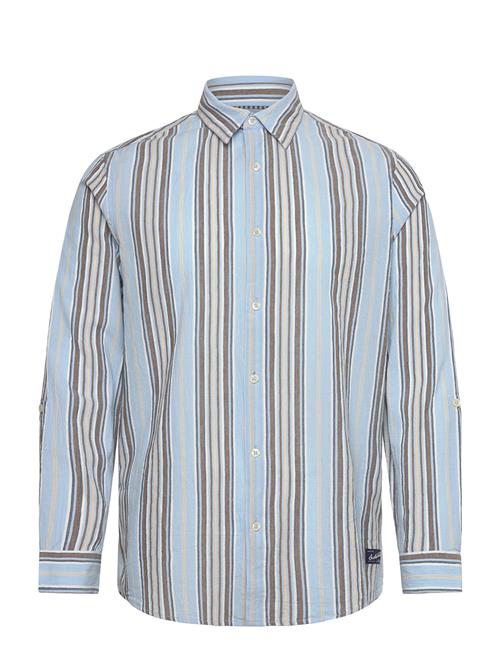 Scotch & Soda | Crinkled-Stripe Regular Fit Shirt | L