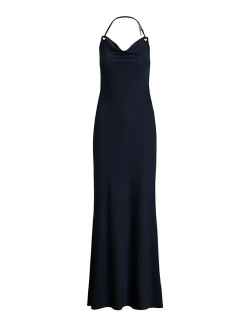Lauren Ralph Lauren | Jersey Cowlneck Halter Gown | 40