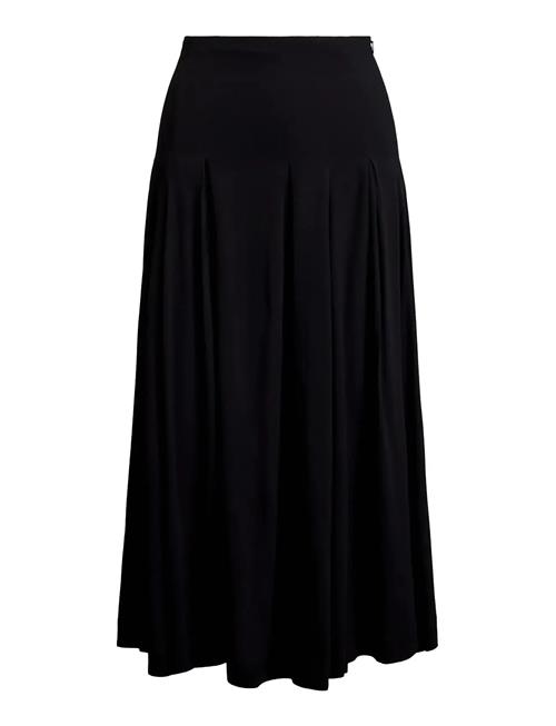 Polo Ralph Lauren | Pleated Crepe A-Line Skirt | 38