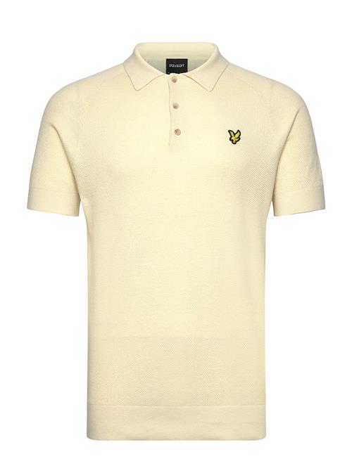 Lyle & Scott | Linen Blend Knitted Polo | XXL