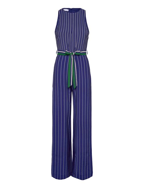Mango | Striped Jumpsuit With Belt | S