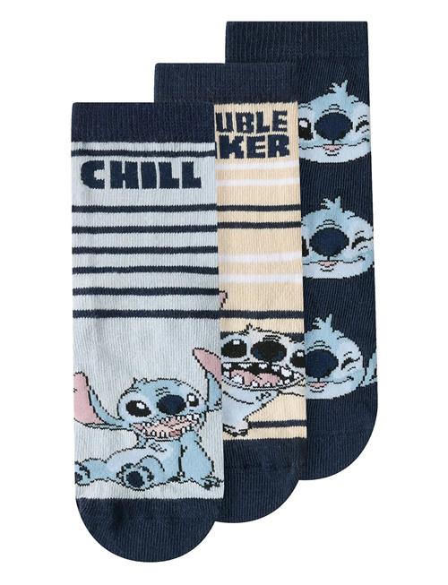 name it | Nmmjermaine Stitch 3P Sock Wdi | 22-24