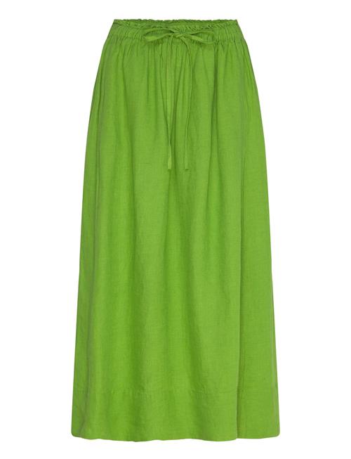 Selected | Slflinna Mw Midi Linen Skirt B | 36
