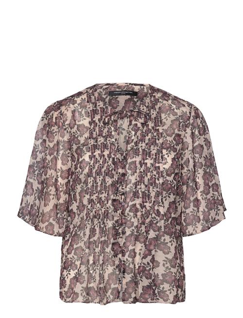 French Connection | Elyse Hallie Crinkle Ss Top | 40