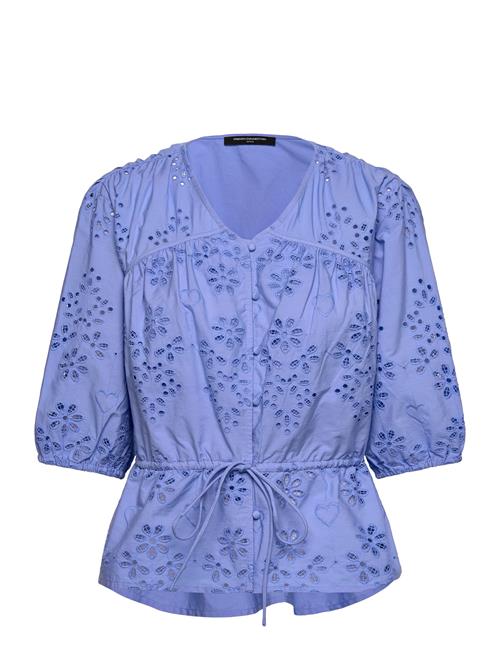 French Connection | Cambria Cotton Ss Broderie Top | 34