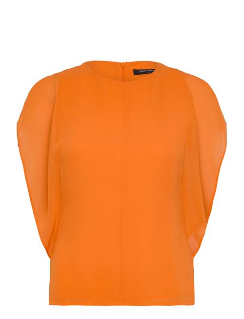 French Connection | Eden Georgette Flutter Slv Top | 36