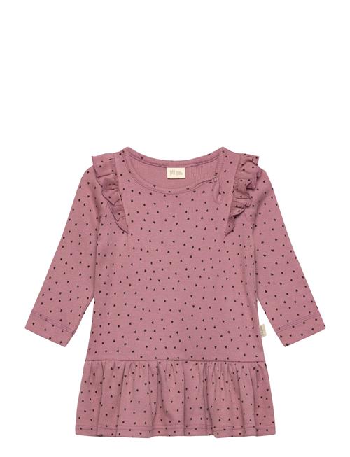 Petit Piao | Dress L/S Frill Modal Heart | 92