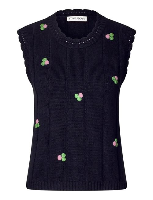 STINE GOYA | 2359 Midweight Wool, Bubble Knit Ve | M