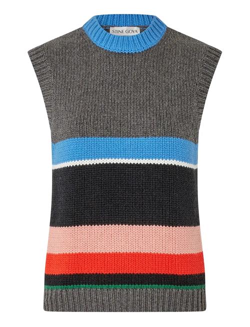 STINE GOYA | 2421 Chunky Cotton Wool, Crewneck V | XS