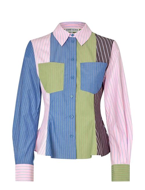 STINE GOYA | 2405 Multi-Stripe Shirting, Pocket | L