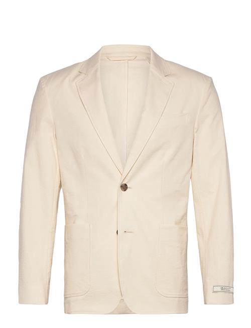 GANT | Slim Seersucker Suit Jacket | 46