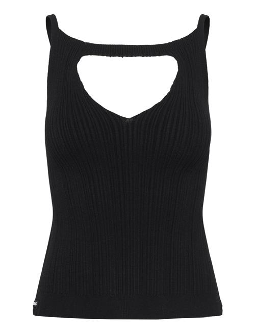 ALOHAS | Temis Black Tricot Top | XS