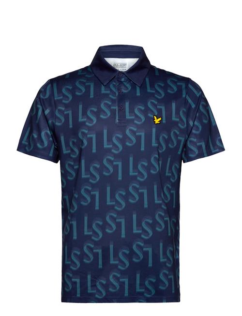 Lyle & Scott Sport | Ls Monogram Printed Polo Shirt | XL