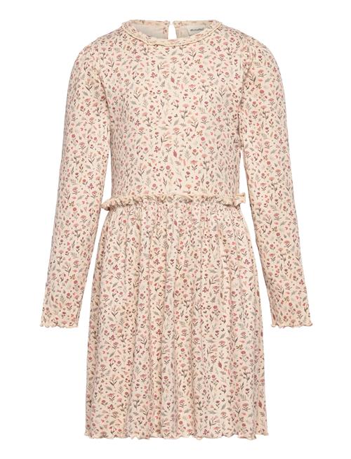 Minymo | Dress Ls Aop Rib | 104