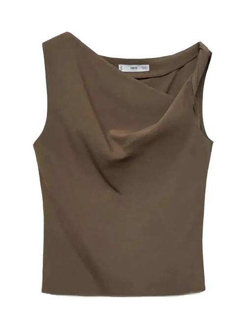 Mango | Asymmetrical Draped Top With Straps | XS