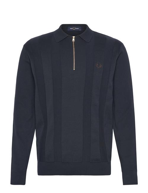 Fred Perry | Tonal Stripe Knitted Shirt | L