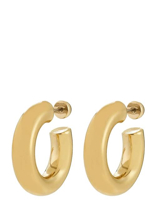 Pilgrim | Phase Large Hoops Gold-Plated | ONE SIZE