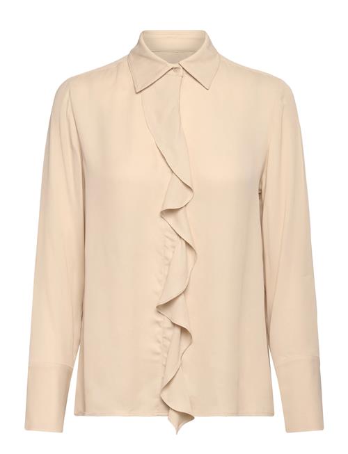Gant | Reg Crepe Viscose Ruffle Blouse | 36