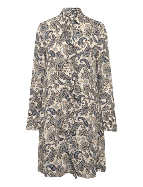Gant | Paisley Print Ruffle Shirt Dress | 36