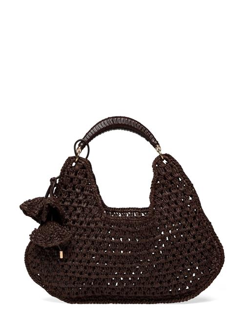 Mango | Natural Fibre Shoulder Bag With Flower Charm | ONE SIZE