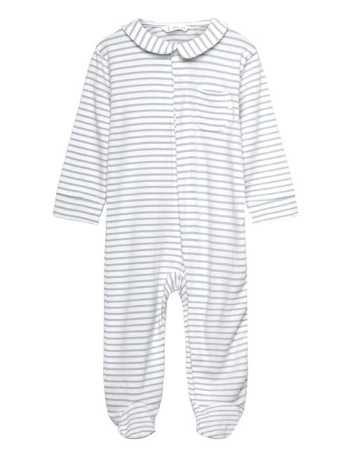Mango | Striped Bodysuit Pyjamas | 9-12M