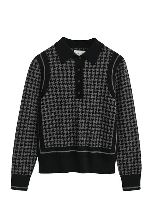 Gant | Houndstooth Jacquard Polo | XXL