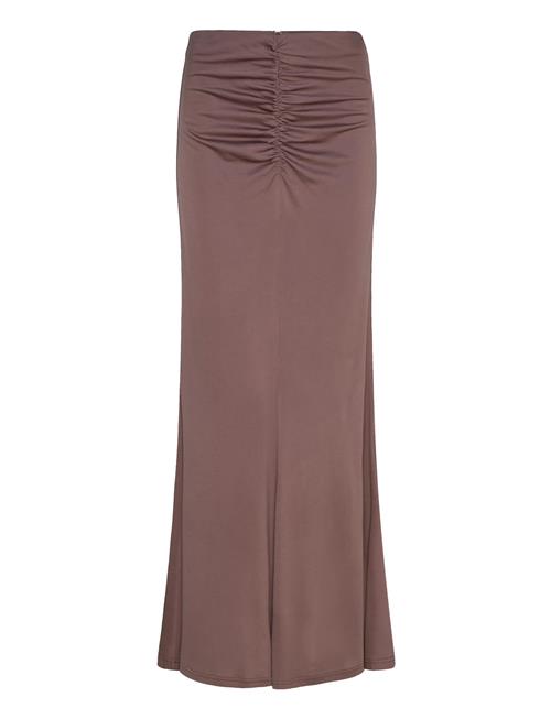 Malina | Majori Ruched Jersey Maxi Skirt | L