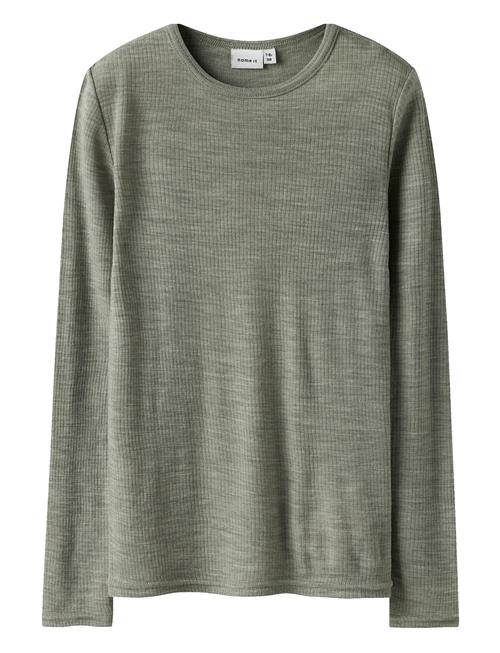 name it | Nknwax Wool Rib Ls Top | 116