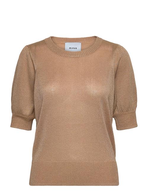 Minus | Msliva Puff Sleeve Metallic Knit Pullover | M