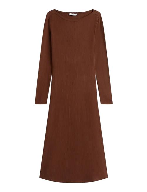 Tommy Hilfiger | 5X2 Rib Flare Midi Dress Ls | XL