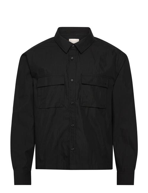 Calvin Klein | Ls Cotton Nylon Easy Cropped Shi | M