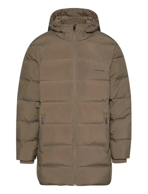 Calvin Klein | Ls Bonded Chnnld Long Hooded Puf | M