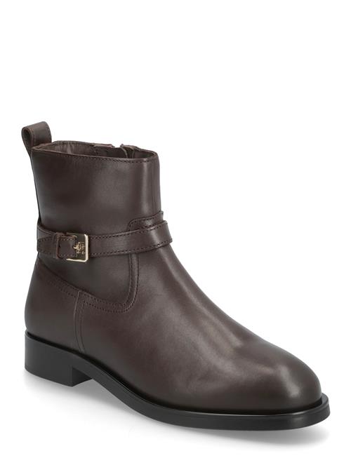 Tommy Hilfiger | Th Buckle Riding Leather Bootie | 39