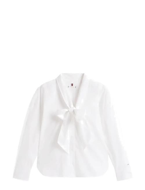 Tommy Hilfiger | Poplin Bow Collar Ls Shirt | 38