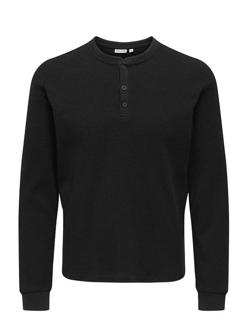 ONLY & SONS | Onstobie Reg Ls Henley Tee Noos | S