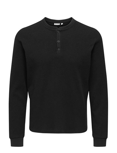 ONLY & SONS | Onstobie Reg Ls Henley Tee Noos | XL