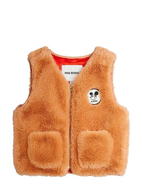 Mini Rodini | Ritzratz Patch Faux Fur Vest | 92/98