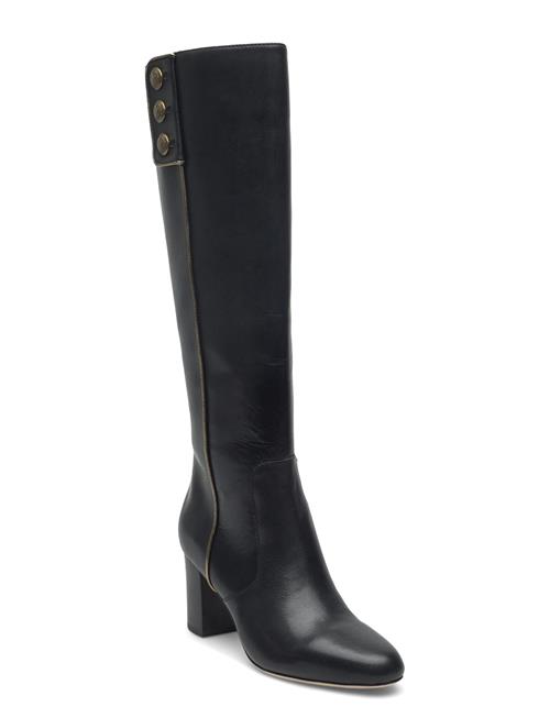 Lauren Ralph Lauren | Kennedi Burnished Leather Tall Boot Heel | 38