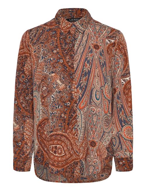 Lauren Ralph Lauren | Classic Fit Paisley Crepe Shirt | M