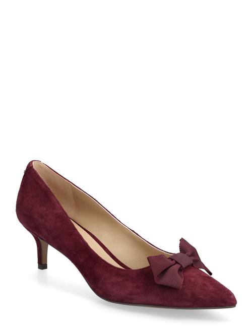 Lauren Ralph Lauren | Adrienne Bow-Trim Suede Pump | 38
